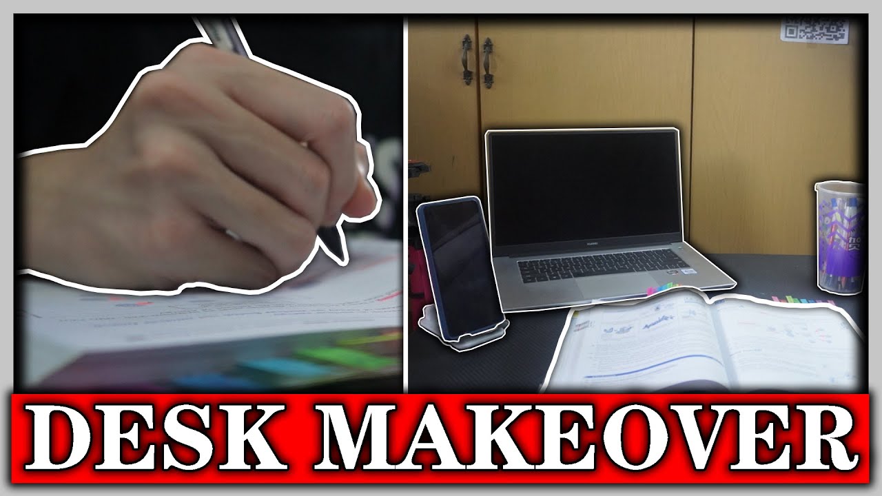 SPM最后一个月，为了专心只能换个房间读书了。UNAESTHETIC DESK MAKEOVER 【小方块】
