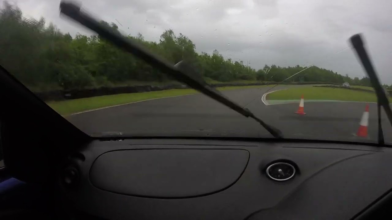 Ford SportKa has a whoopsie on track