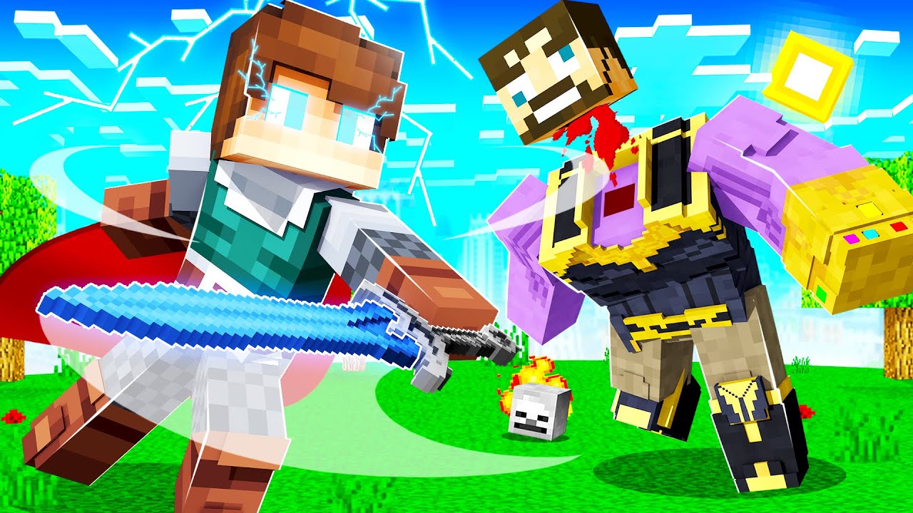 DECAPITATING THANOS with *OP* SWORD in INSANE CRAFT!