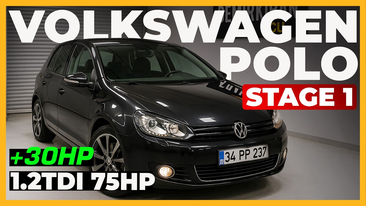 Polo 1.2 TDI Chip Tuning | Şehir İçinde Çekiş Farkı Şoke Etti!