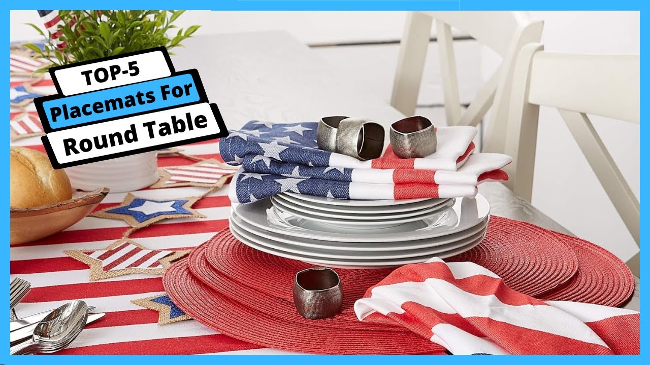✅ Best Placemats For A Round Table: Placemats For A Round Table (Buying Guide)
