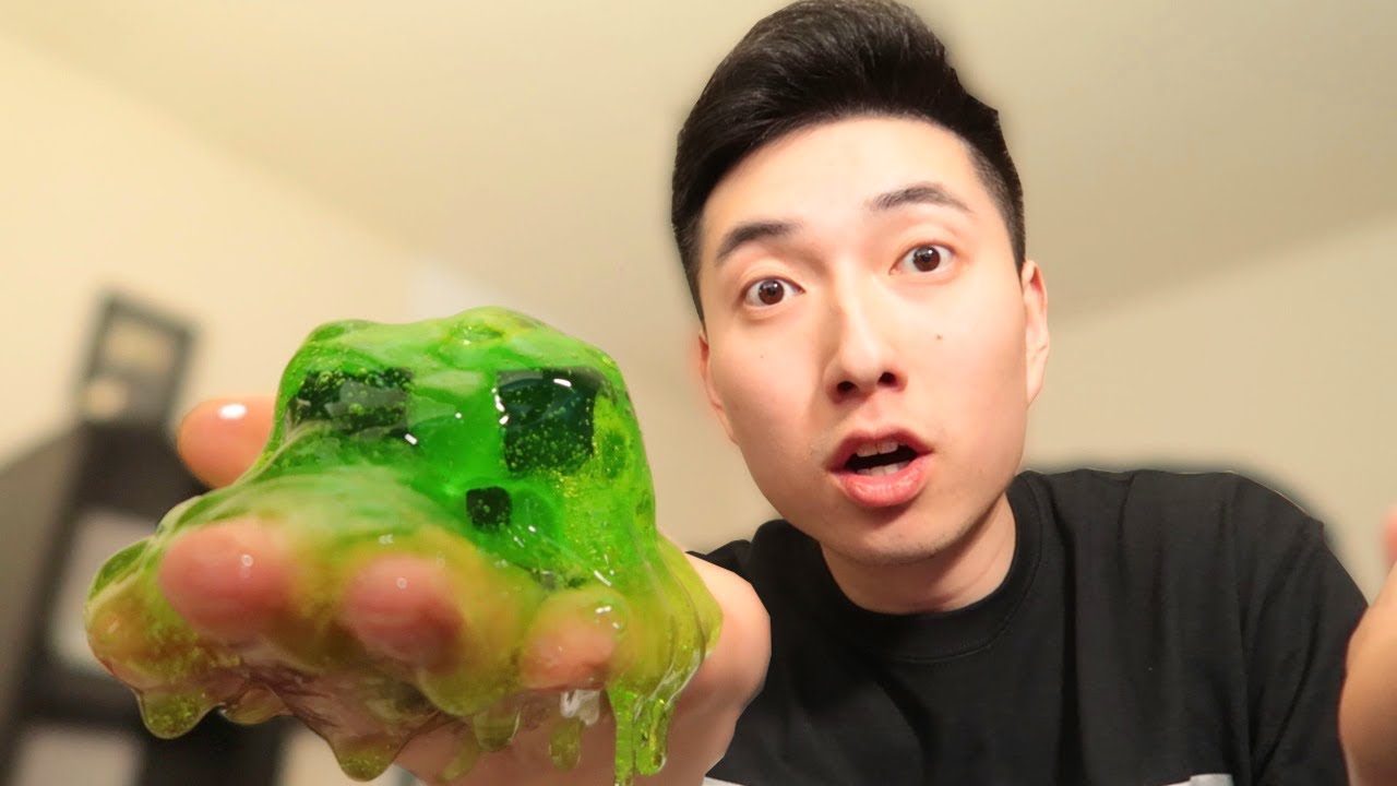 MINECRAFT SLIME IN REAL LIFE! (DIY Minecraft Slime with RageElixir)