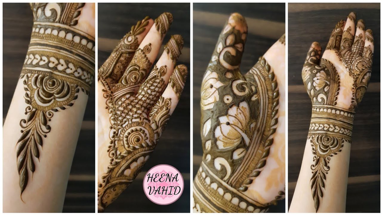 *Navratri Special* mehndi design | stylish henna design 2020 | Heena Vahid.