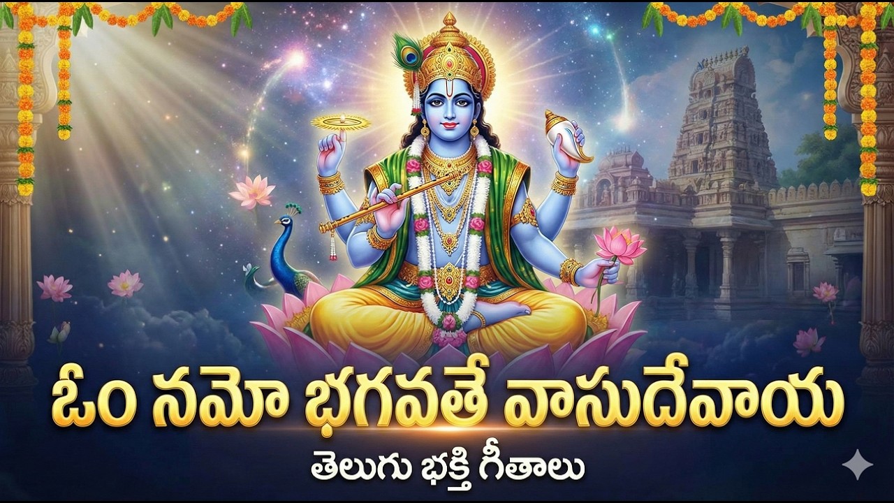 శ్రీ కృష్ణ భక్తి పాట -  మనసుకు ప్రశాంతతనిచ్చే విష్ణు మంత్రం