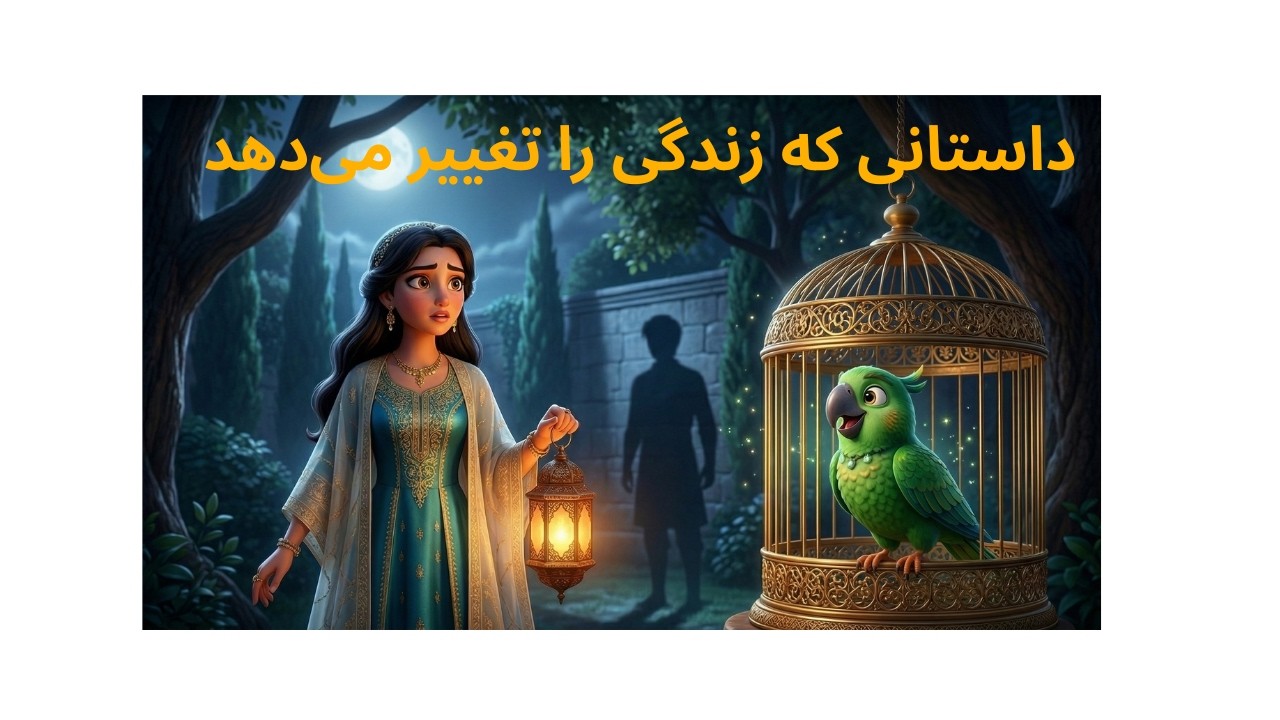 راز طوطی دانا|داستان بازرگان و طوطی دانا