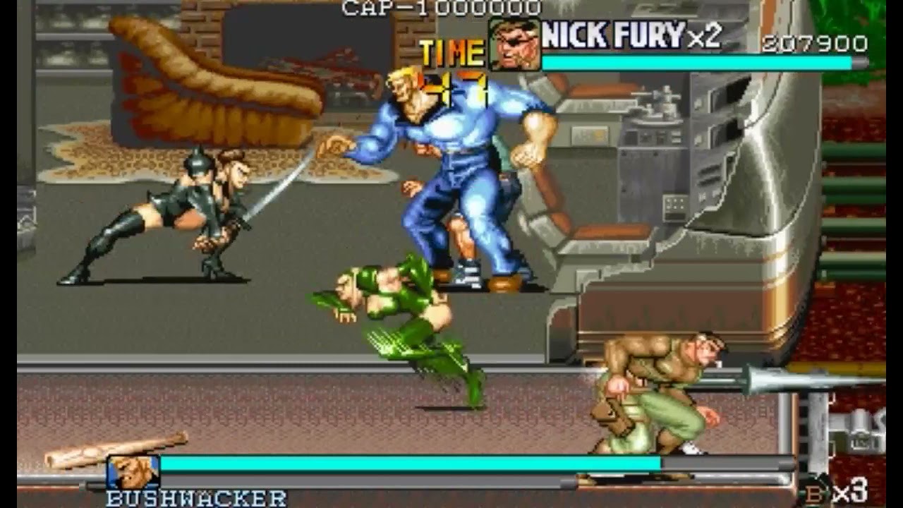 The Punisher (Arcade) Bushwacker Boss Battle