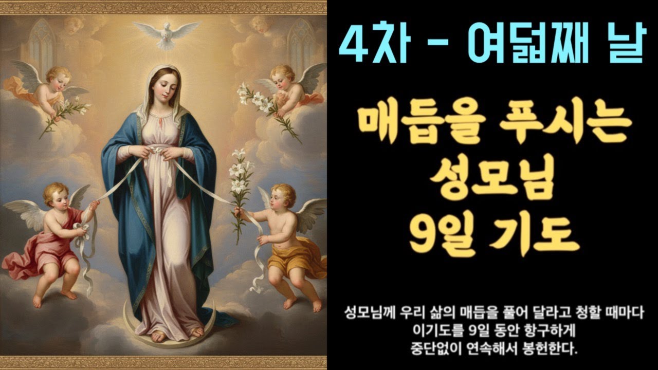 🌿 4차 매듭을 푸시는 성모님 9일기도 여덟째 날 라이브ㅣ2월 20일 ~ 28일 ㅣ승복의 기도ㅣ매듭을 푸시는 성모님 9일 기도 #세레나의치유의숲 #9일기도 #매듭을푸시는성모님