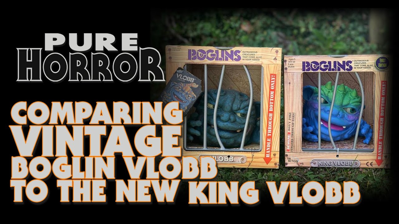 Сравнение Vintage Boglins Vlobb с New King Vlobb