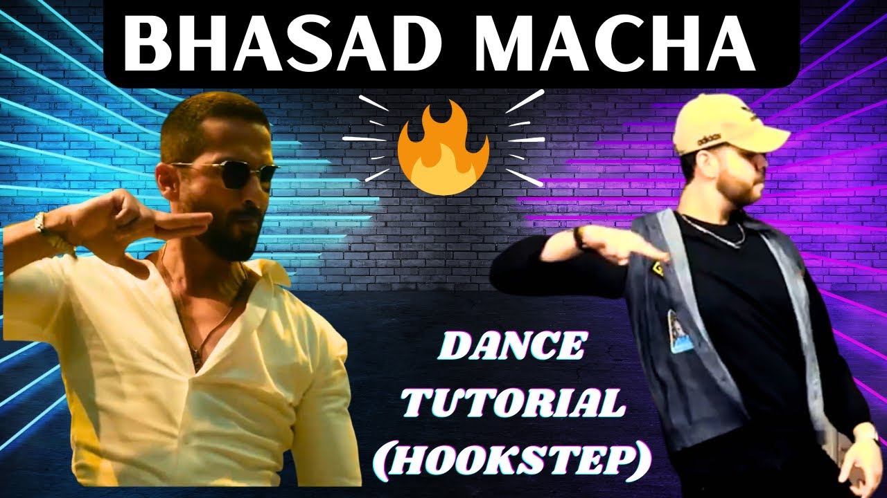 Bhasad Macha Dance (Hookstep Tutorial)🔥 Shahid Kapoor| #nitinsworld #nitinbassi #dance #tutorial