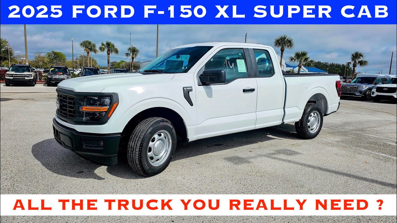 2025 Ford F-150 XL Super Cab 4x2 - POV Review & Test Drive - One Of The Best Trims For The Price ?