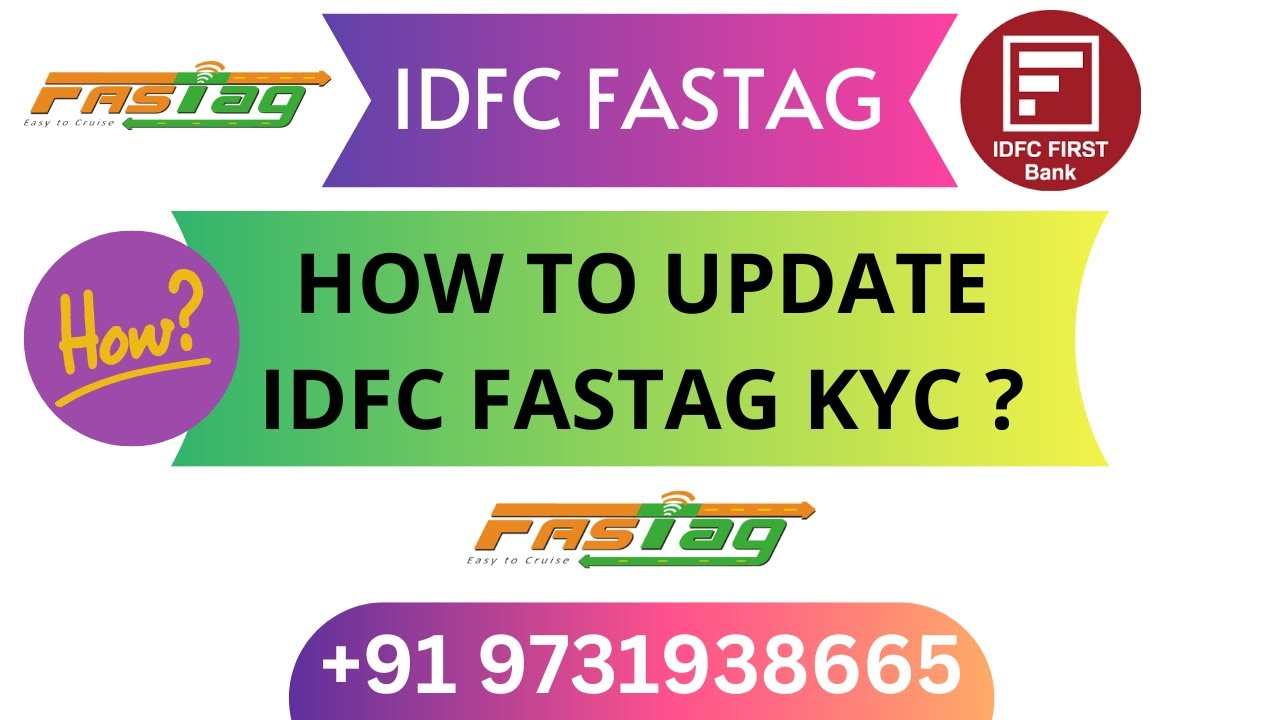 IDFC FASTAG KYC UPDATE | How to Update KYC | FASTag | VO Technologies