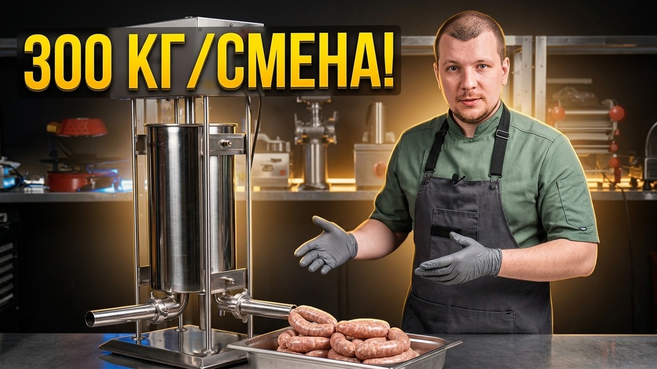 КУПАТЫ : ОБЗОР ОБОРУДОВАНИЯ ДЛЯ ПРОИЗВОДСТВА КОЛБАС | Foodatlas