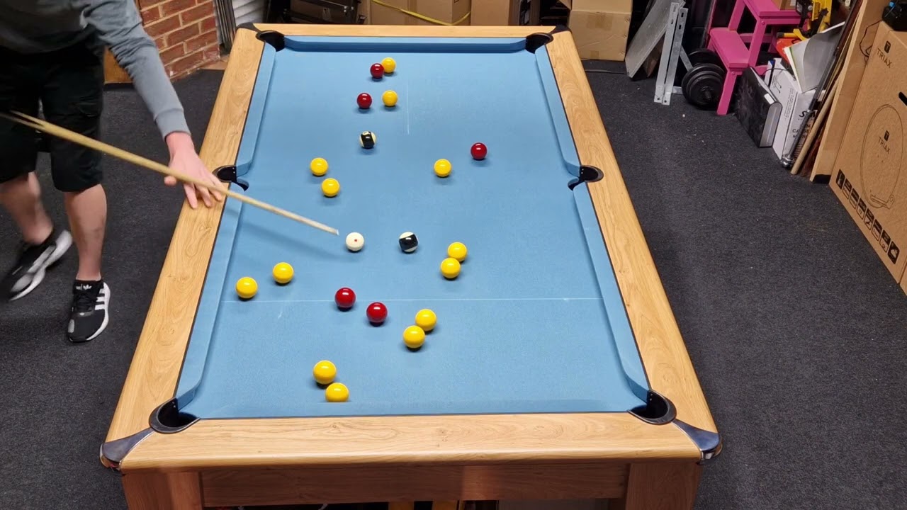 The hard way, Double rack runout in colour sets.