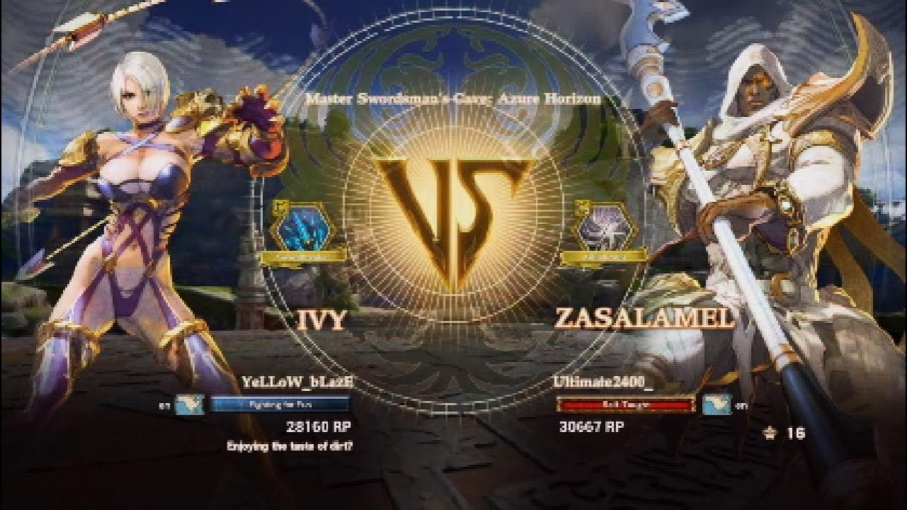 Soul Calibur 6: Ranked Match 542 (YeLLoW_bLazE VS Zasalamel)