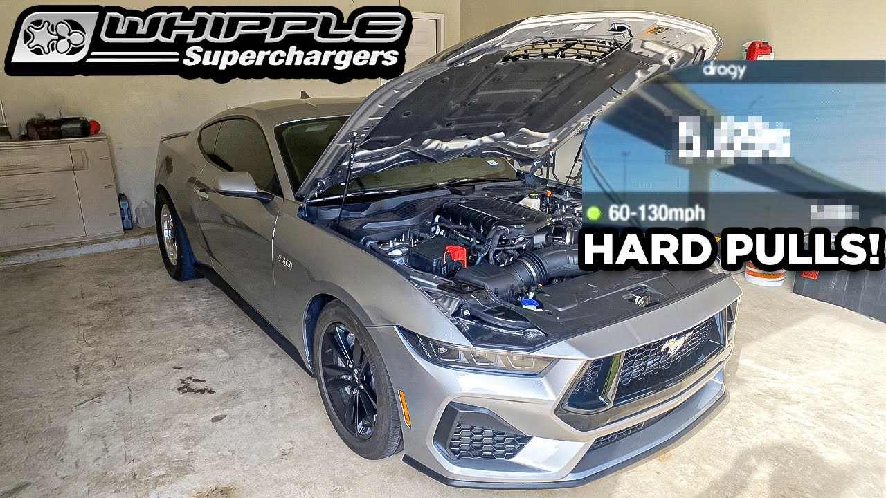 ПЕРВЫЕ ЖЁСТКИЕ ЗАЕЗДЫ на суперчарджере S650 Mustang GT от Whipple!! *10 СКОРОСТЕЙ*