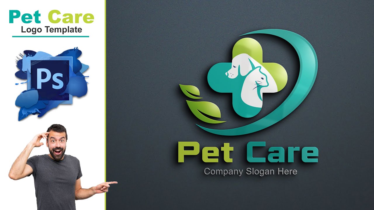 Pet Care Logo Design Tutorial in Adobe Photoshop