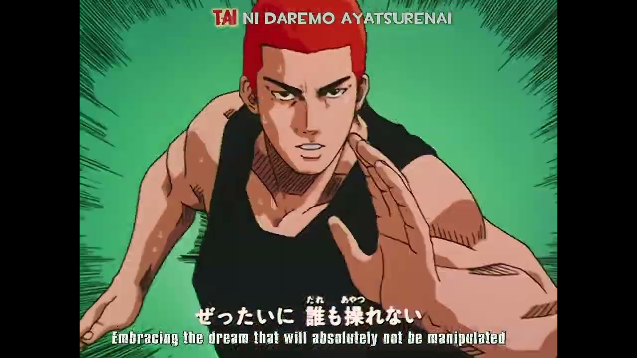 Slam Dunk - Opening 2 [Zettai ni Daremo/Absolutely Not by Anyone] + Lyrics