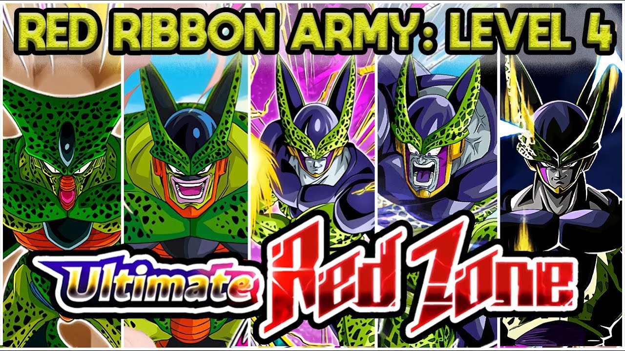 NEW RED ZONE: RED RIBBON EDITION STAGE 4 VS CELL (NO ITEMS) Dragon Ball Z Dokkan Battle