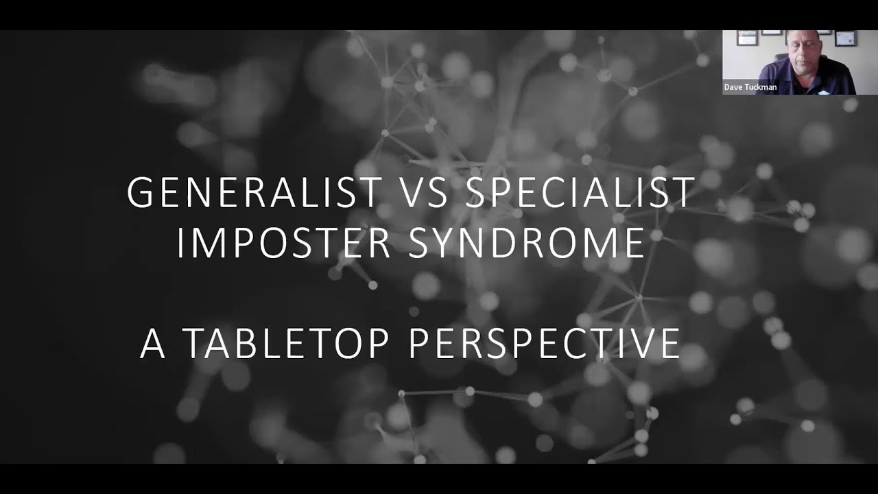 Collaborative ISACA San Diego & SecurityStudio Academy: A Tabletop Perspective at Imposter Syndrome