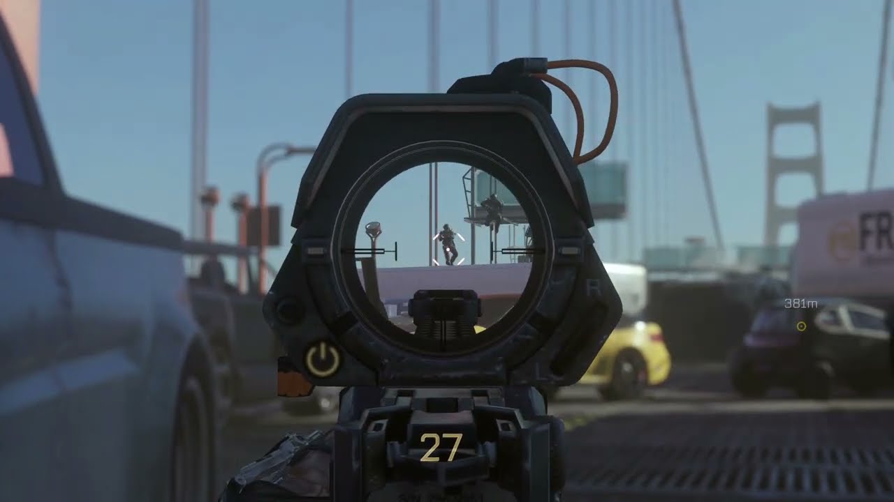 Battle of San Francisco At Golden Gate Bridge - Collapse - Call of Duty Advanced Warfare