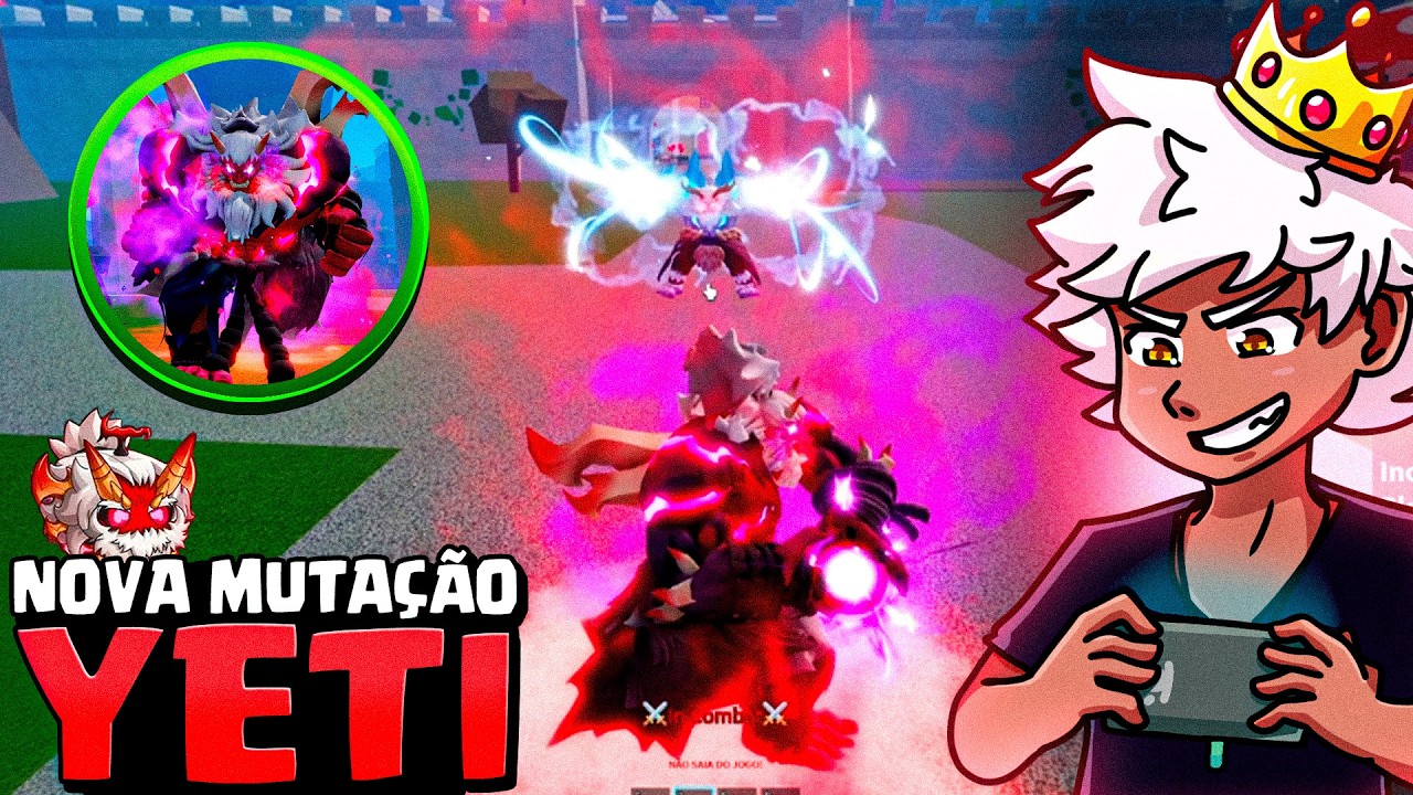 DESBLOQUEI TODO PODER DA NOVA MUTAÇÃO DA YETI NO BLOX FRUITS - VALE APENA?