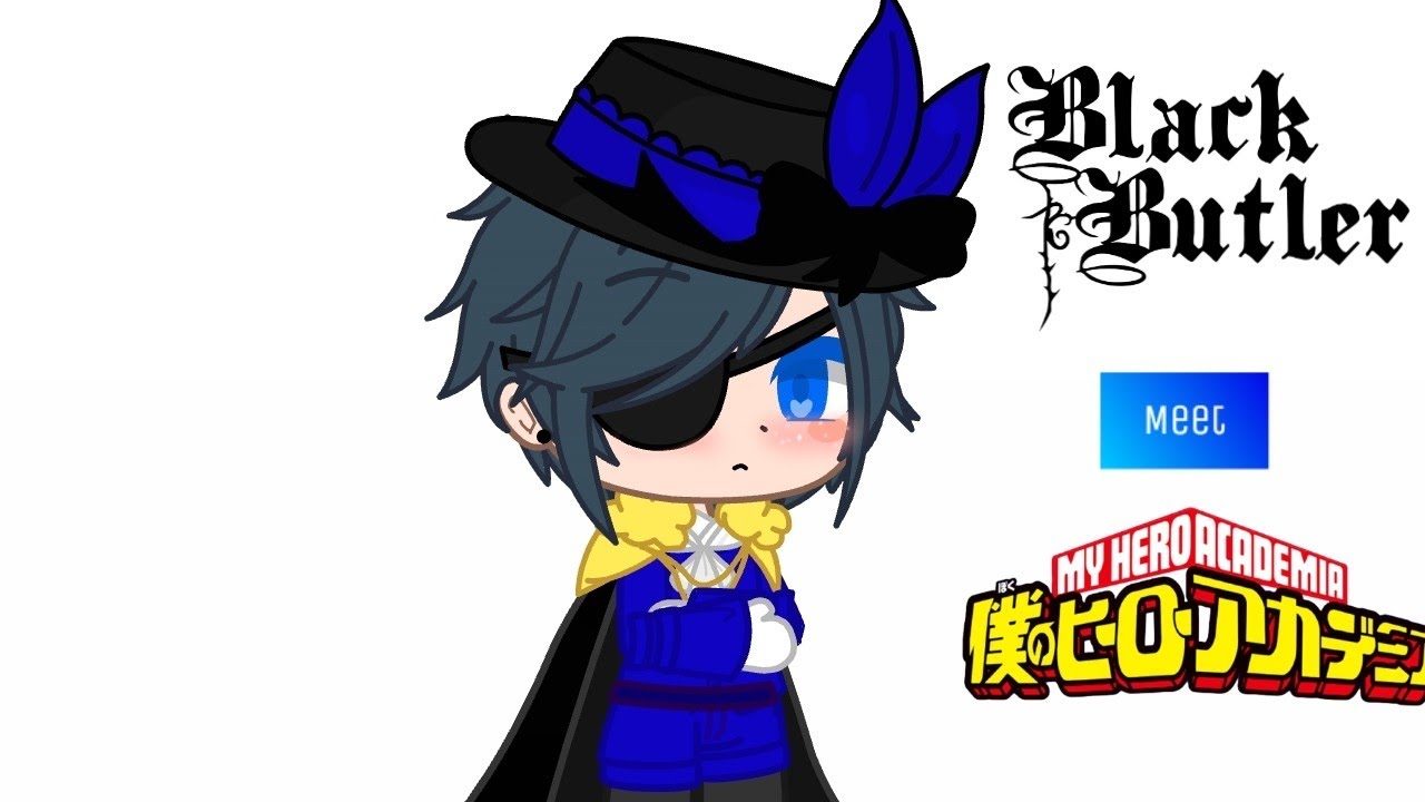 Mha meet black butler (ciel)//1/4\\Gacha club (Description) fr-eng