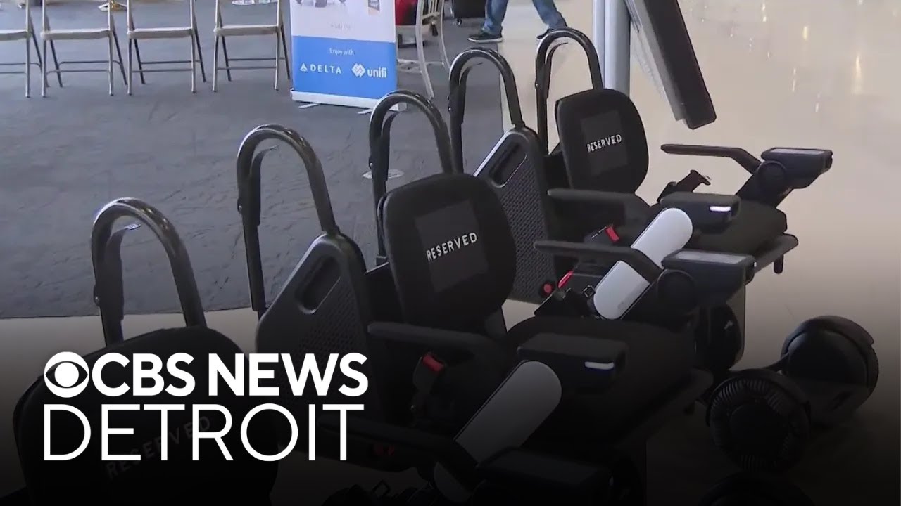 Detroit Metro Airport terminal adds autonomous wheelchairs