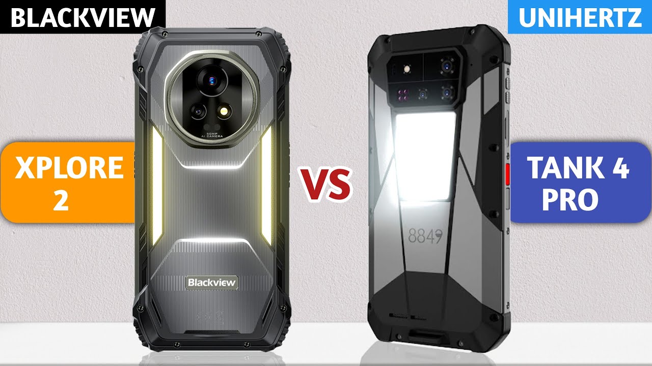 Blackview Xplore 2 kontra Unihertz Tank 4 Pro