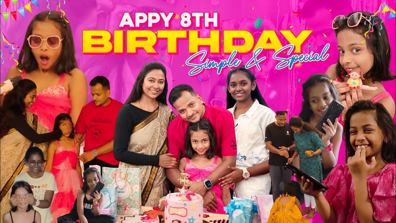 #vlog | Appy 8th Birthday Simple & Special Ga With Full Of Surprises | AS😘