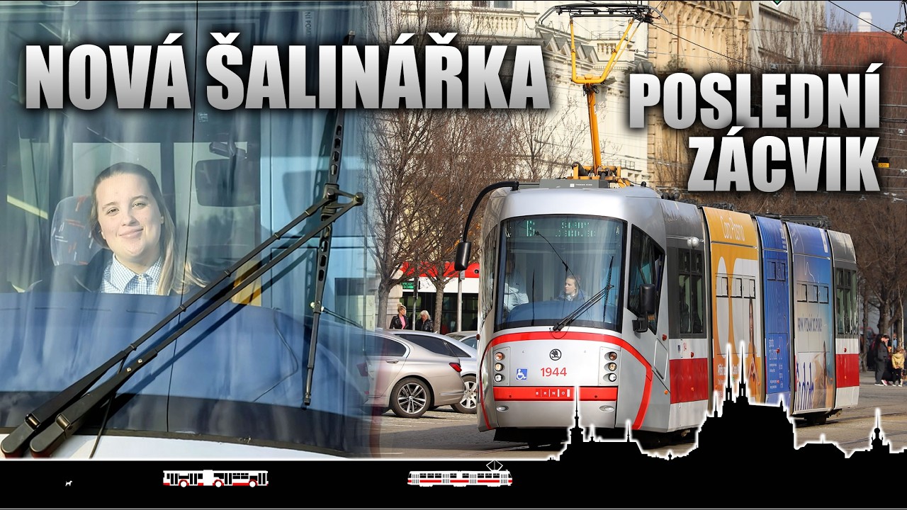 Z&aacute;cvik s Nat&aacute;li&iacute; v Porsche 13T na hektick&eacute; lince 6 🚋 Tram cab view Brno