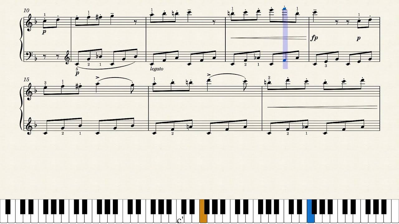 디아벨리 소나티네  Op.168 1번 3악장 | Anton Diabelli Sonatina Op.168 No.1 III. Rondo Allegretto