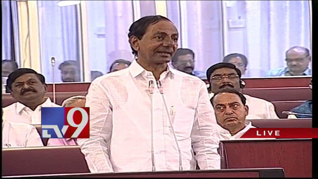 CM KCR speaks on Telangana welfare schemes in Legislative Council - TV9