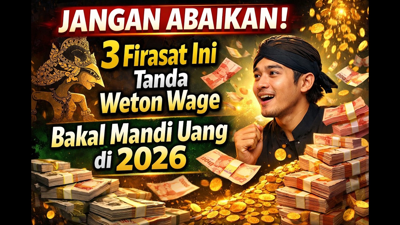 JANGAN ABAIKAN! 3 Firasat Ini Tanda Weton Wage Bakal Mandi Uang di 2026