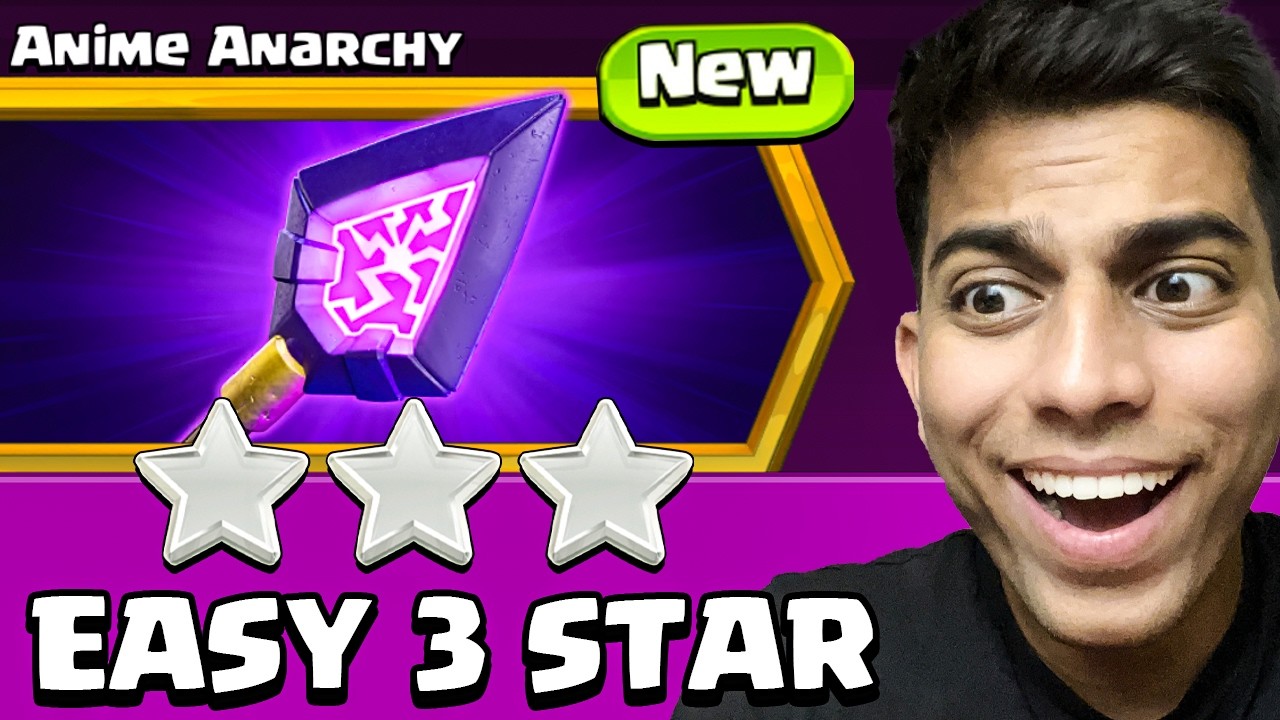 Easiest Way to 3 Star Anime Anarchy Challenge in Clash of Clans