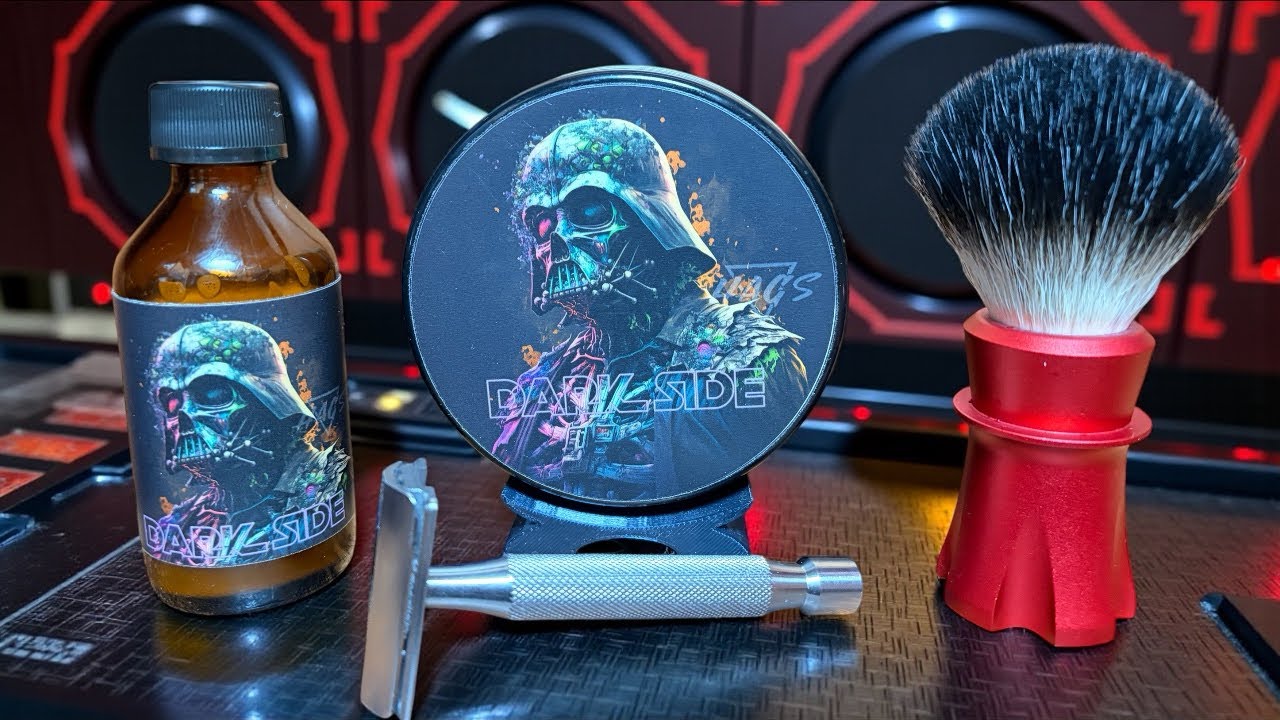 Maxwell June EX Razor Review & SOTD shaving with Dark Side by HAGS Artisan 
