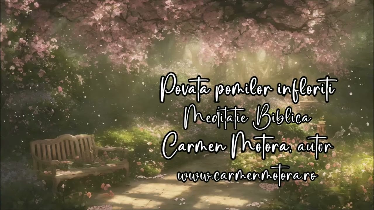 Povața pomilor înfloriți - Devoțional Carmen Motora