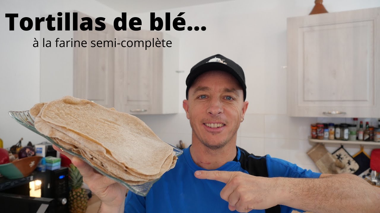 Recette Tortillas de blé à la farine semi-complète (Enchiladas fajitas Tacos wrap)#painmaison