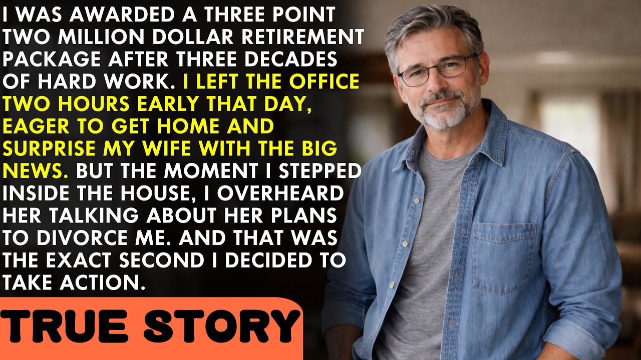 I Landed A $3.2 Million Retirement Package.I Bolted Home To Tell My Wife.The Second I Walked In...