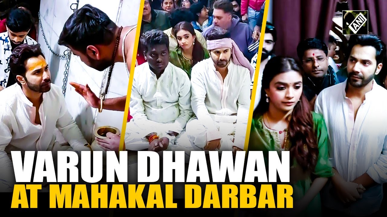 Varun Dhawan, Keerthy, Atlee offer prayers at Mahakal Temple ahead of film ‘Baby John’ release