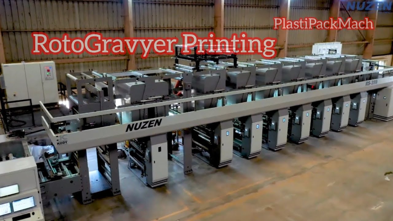 RotoGravyer Printing Machine NUZEN-ELS l Gravyer Printing Machine