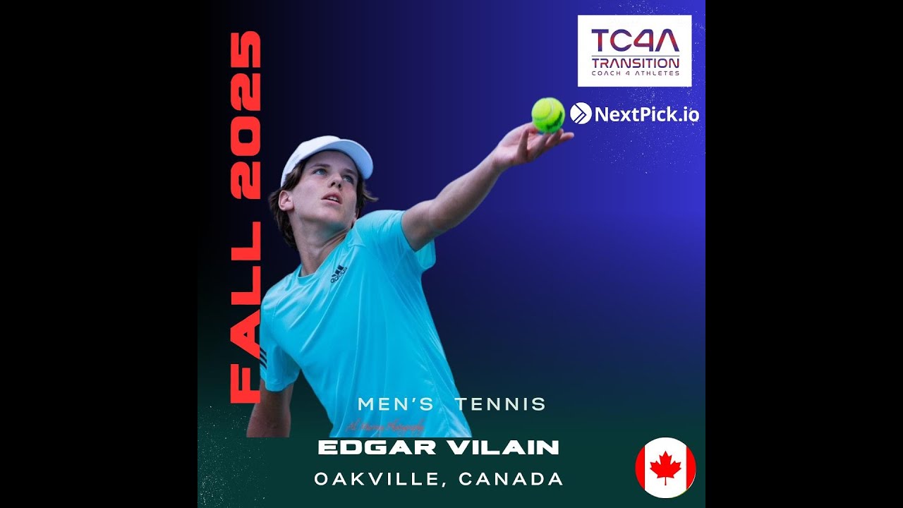 Edgar Vilain College Tennis Reel Fall 2025
