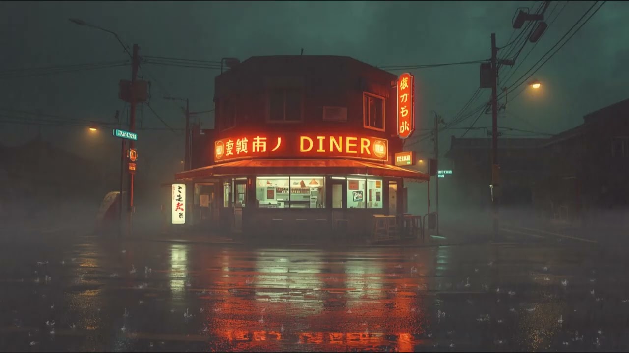 Calm Rainy City Lofi Beats for Reading, Studying and Sleeping