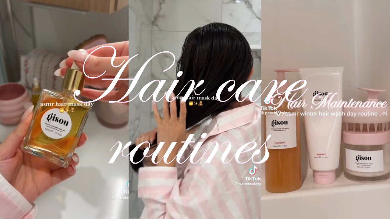 Hair care tiktok compilation 🍯