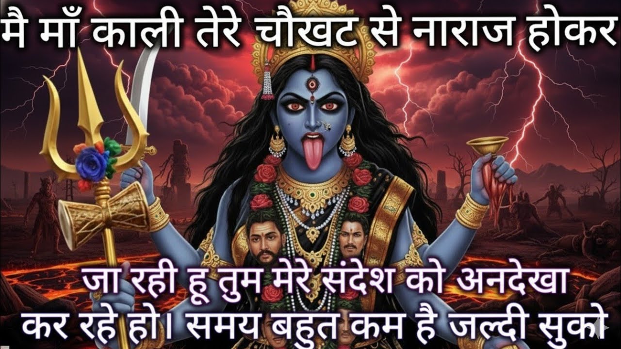 🌸🌸 888 🕉️ Maa Kali 😱 मैं मां काली तेरे चौखट से नाराज होकर जा रही हूं तुम मेरे संदेश को अनदेखा