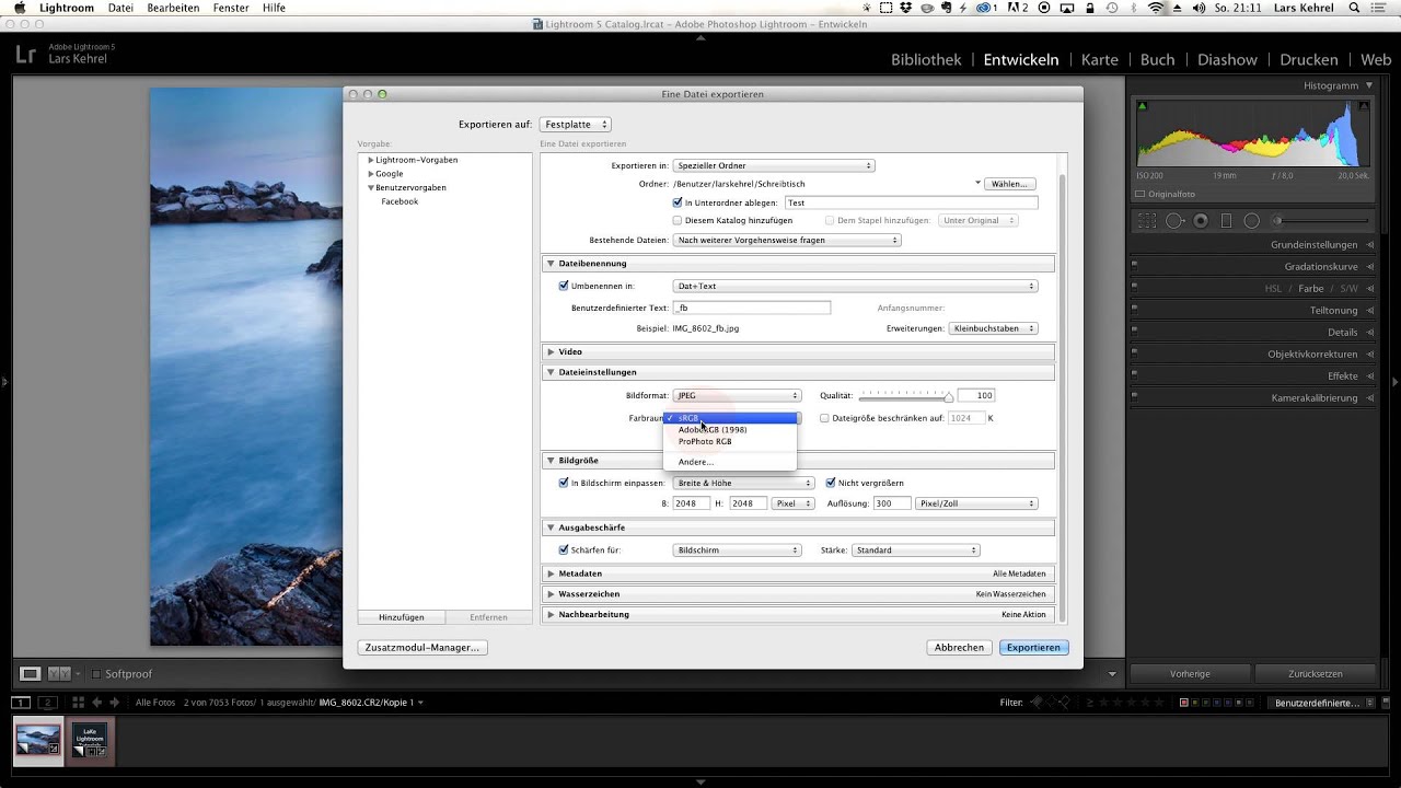 LaKe Lightroom Tutorials - Session 17 - Exportieren