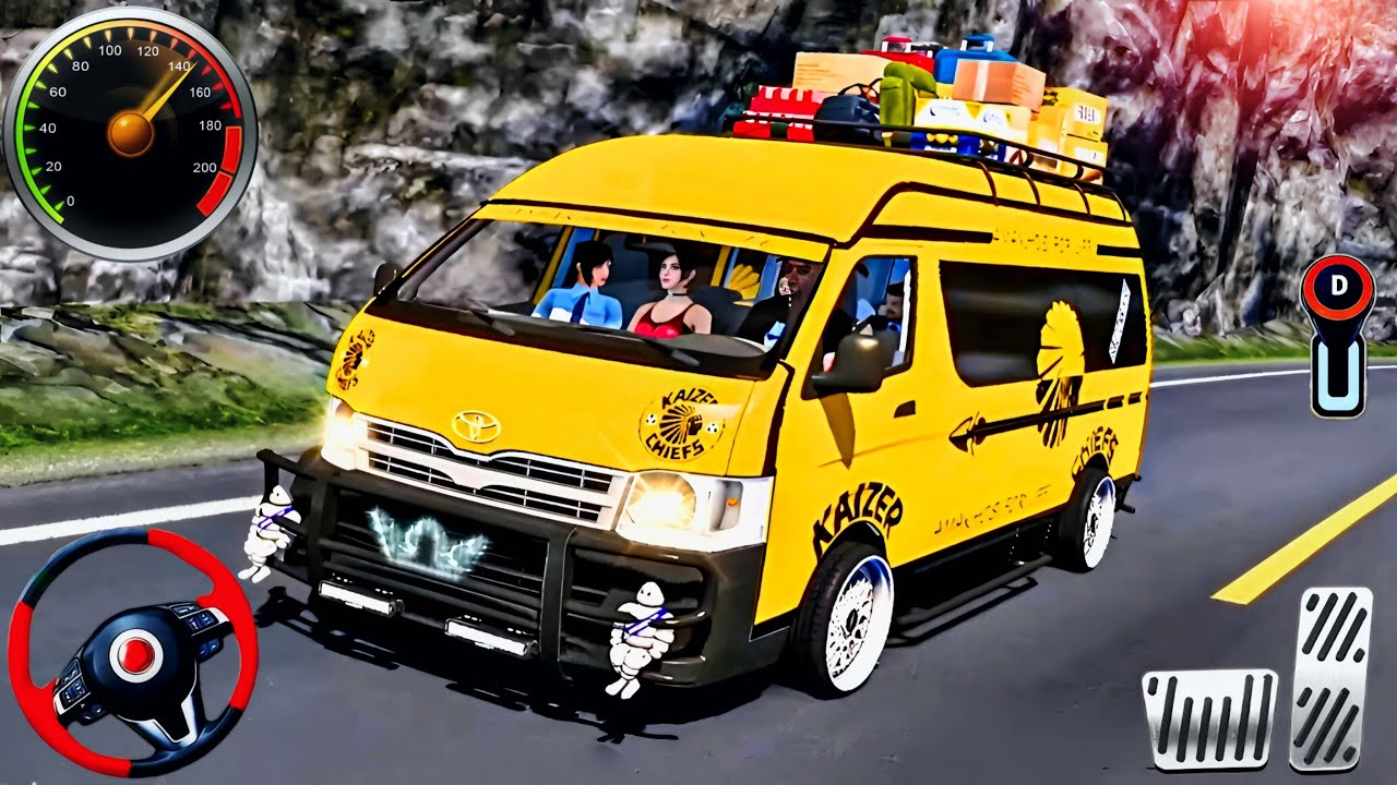 Mobile Minibus Drive Simulator - Indian Van Driving In The City 3D : Android Gameplay
