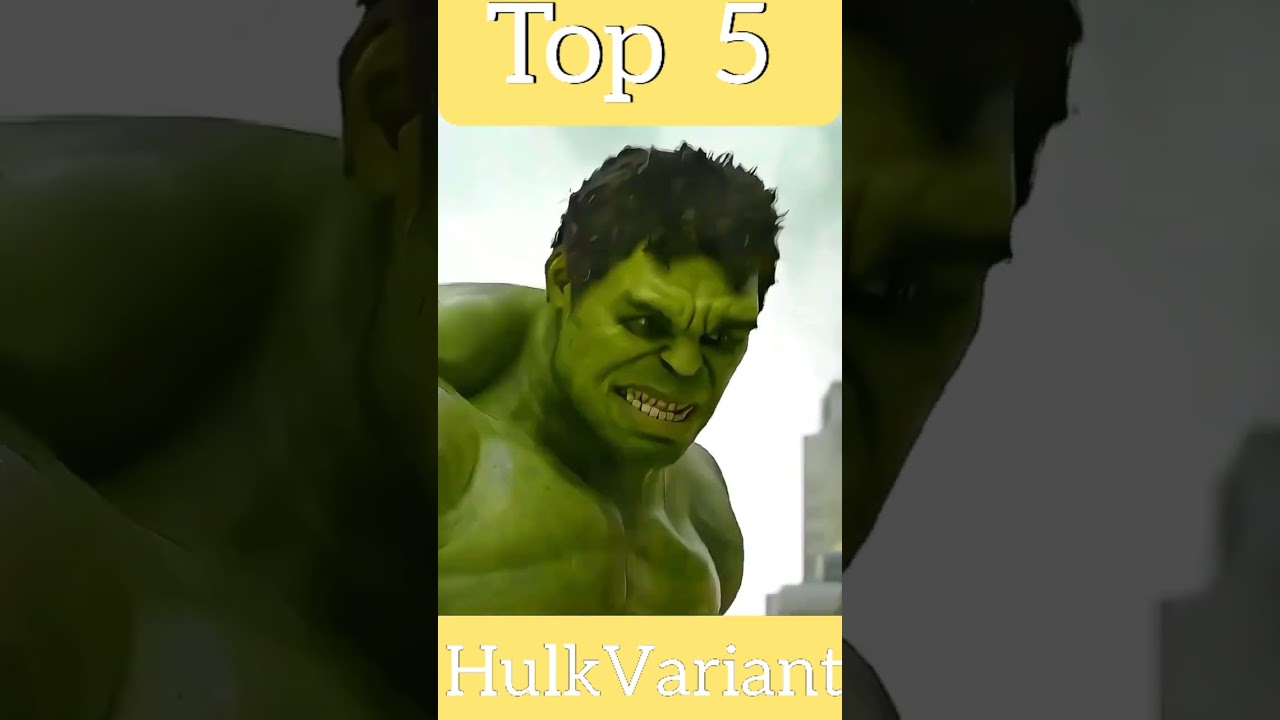 Top 5 Powerfull Vareint's of Hulk || Explained in Hindi || #shorts #explained