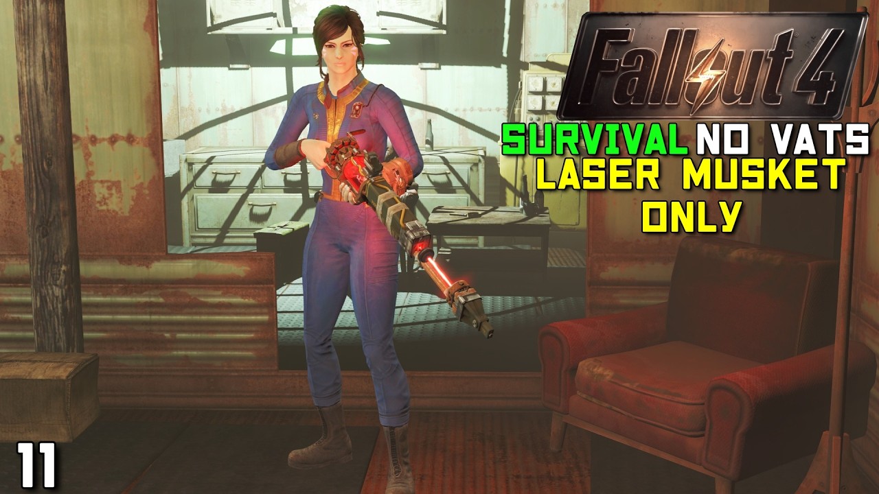 Can You Beat Fallout 4 With Only A Laser Musket? pt. 11