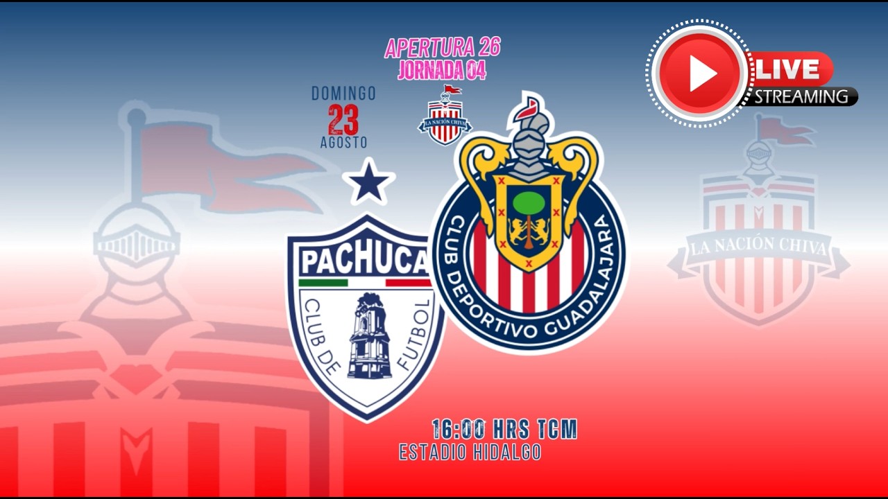 🔴⚪️ PACHUCA VS CHIVAS FEMENIL EN VIVO JORNADA 4 LIGA MX FEMENIL APERTURA 2026 NARRACI&Oacute;N Y REACCIONES