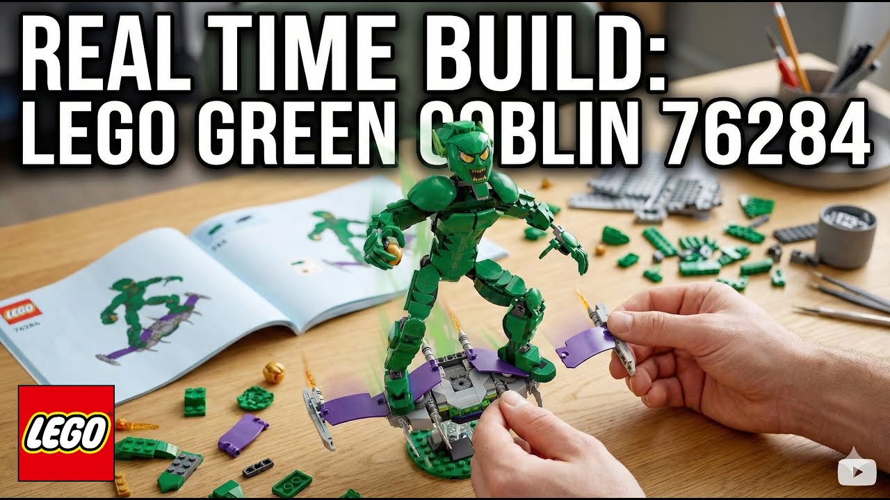 Lego Green Goblin 76284 Real Time Build